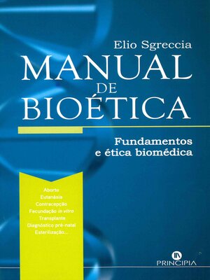 cover image of Manual de Bioética